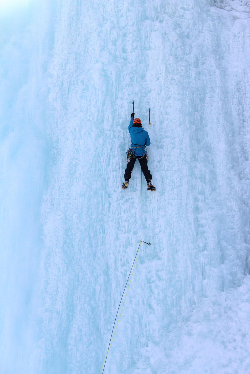 Ice Fall Climbing courses, Chamonix and Cogne