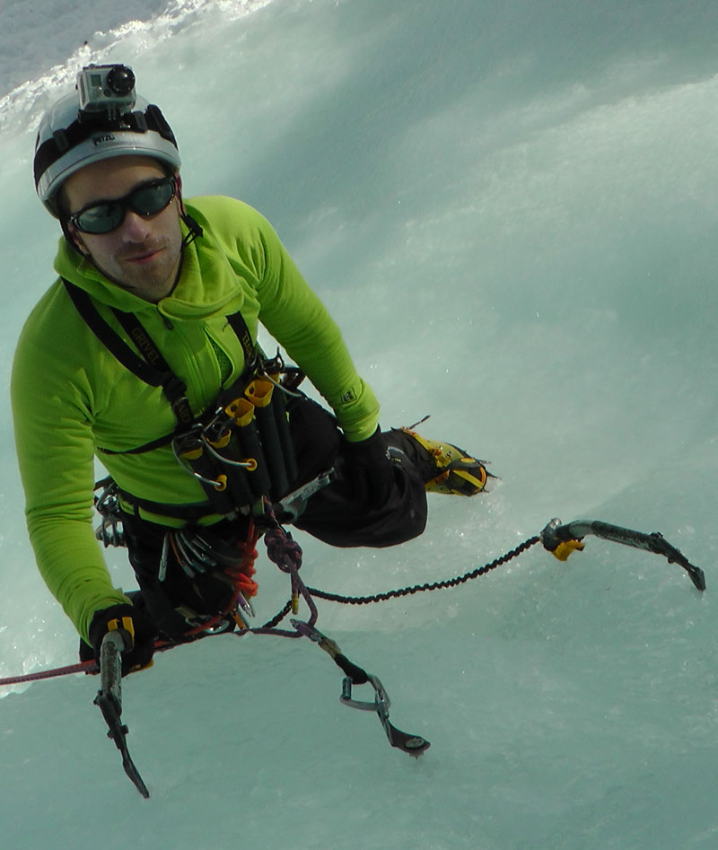 Ice Fall Climbing courses, Chamonix and Cogne