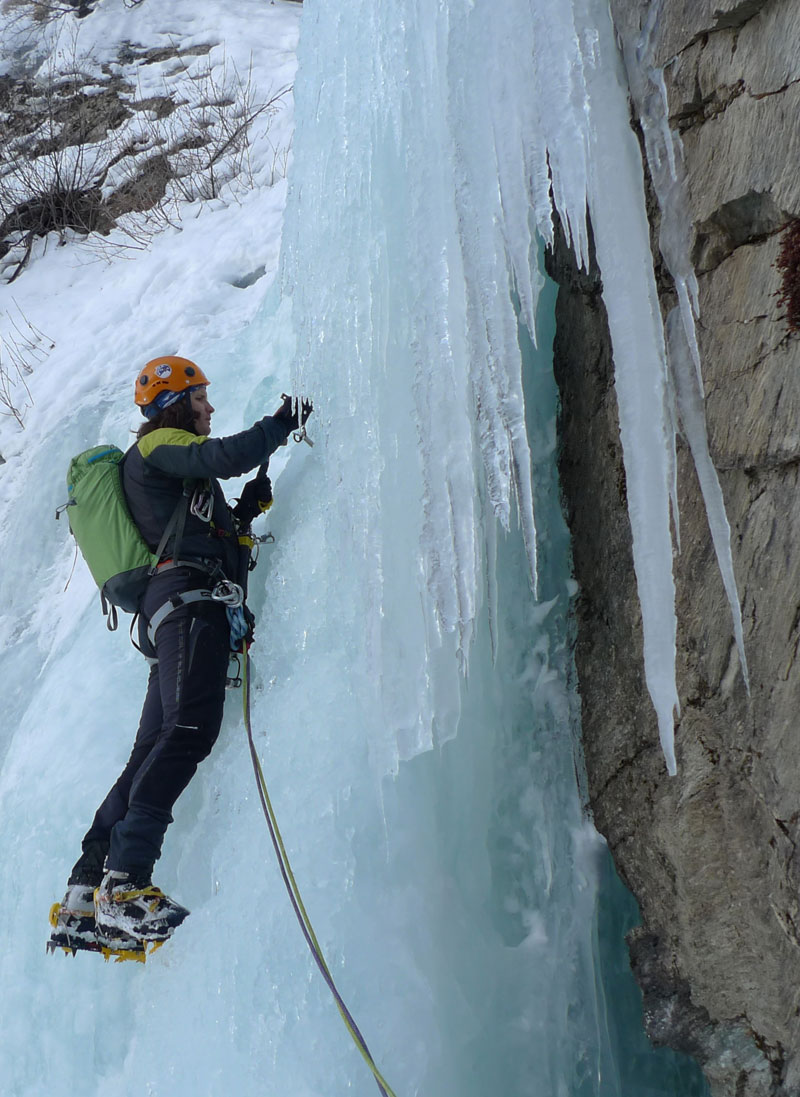 Ice Fall Climbing courses, Chamonix and Cogne