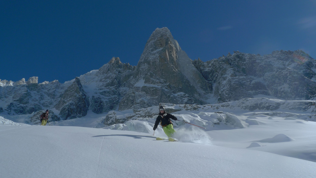 Chamonix off piste skiing course