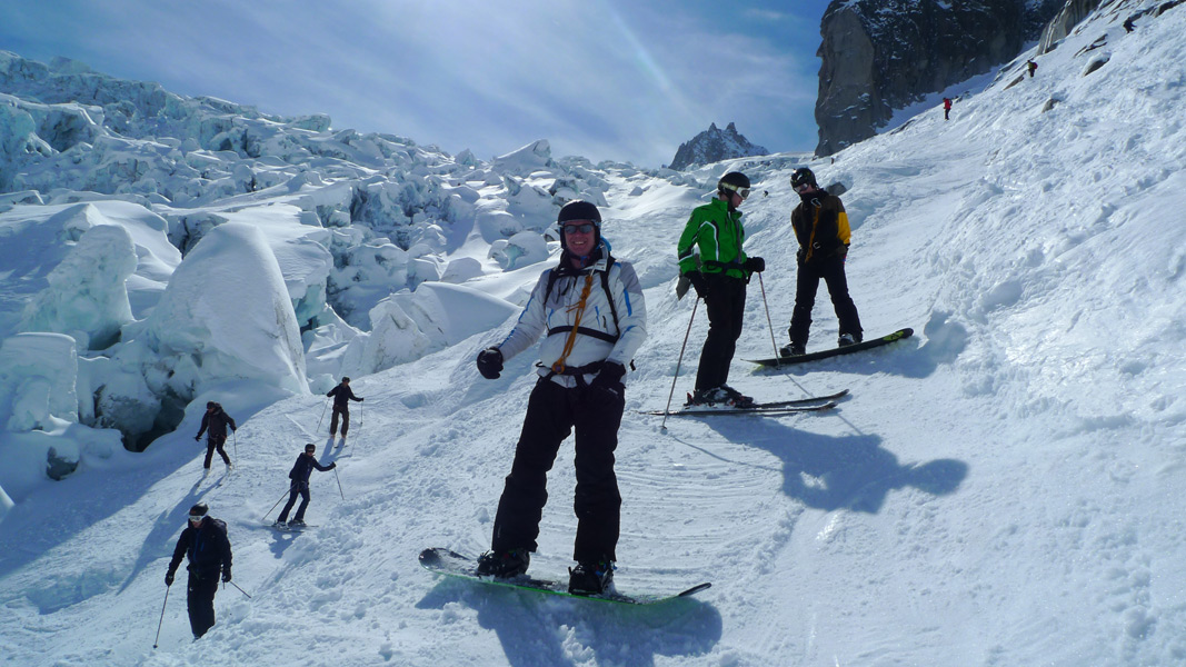 Chamonix off piste skiing course