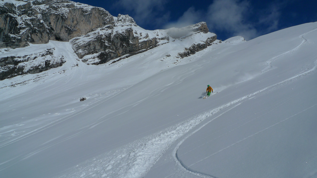 La Clusaz off piste skiing course