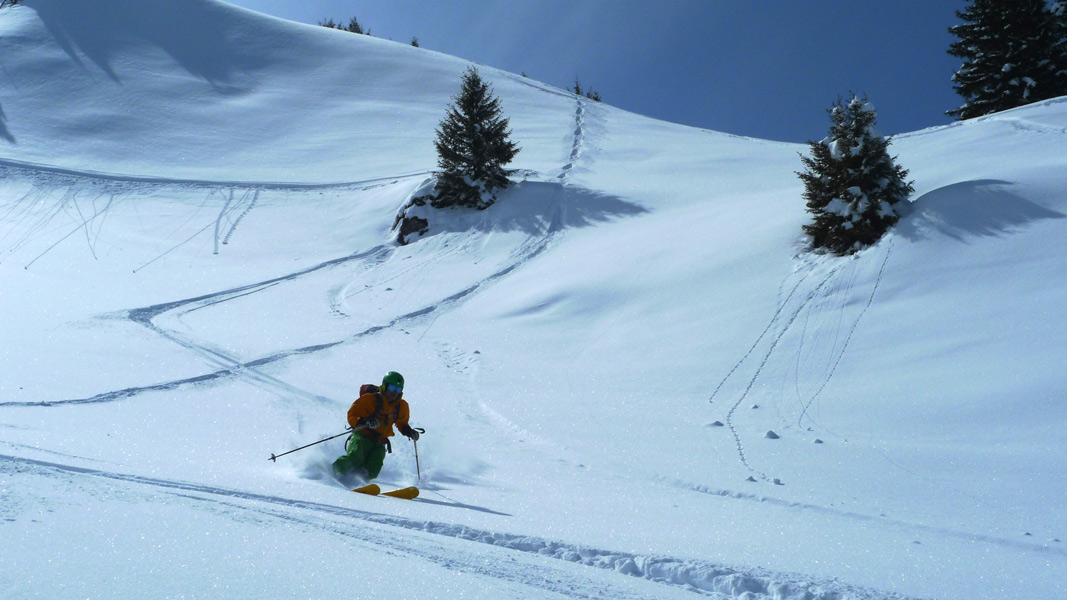 Ski hors piste et sk freeride à La Clusaz