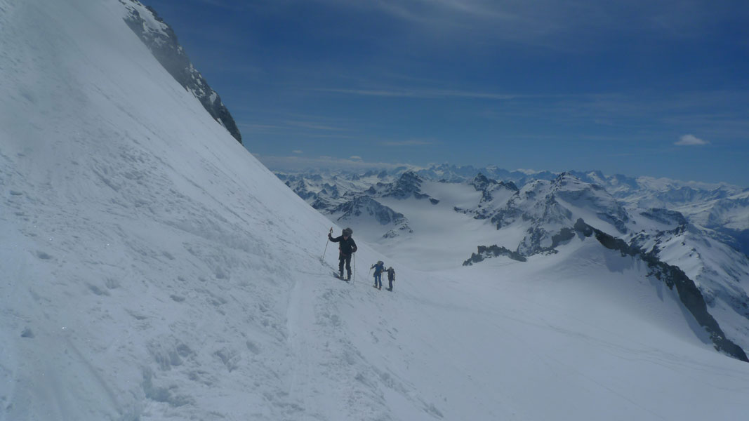 ski de randonnée saas fee