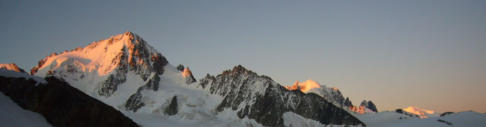 Goulottes de glace, chamonix